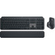 Logitech MX Keys S Combo teclado Ratón incluido RF Wireless + Bluetooth Portugués Grafito